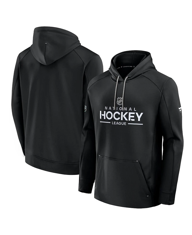 Fanatics Men's Black Nhl Authentic Pro Rink Hoodie
