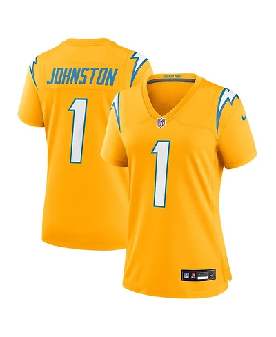 Nike Women's Quentin Johnston Gold Los Angeles Chargers Alternate Charger Power Game Jersey
