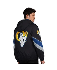 Starter Men's Black/Royal Los Angeles Rams Thursday Night Gridiron Full-Zip Jacket
