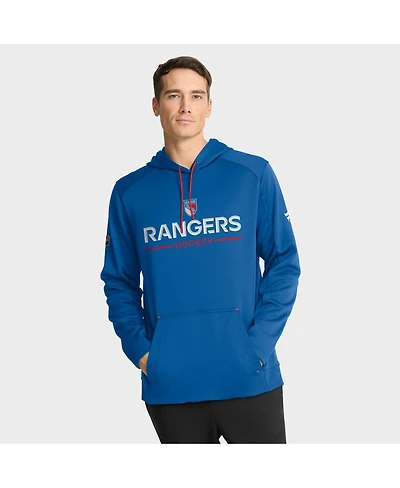 Fanatics Men's Blue New York Rangers Authentic Pro Rink Centennial Hoodie