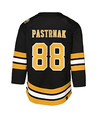 Outerstuff Preschool David Pastrnak Black Boston Bruins Home Replica Player Jersey