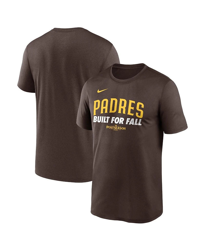 Nike Men's Brown San Diego Padres 2025 Mlb Postseason Authentic Collection Legend Dri-fit T-Shirt