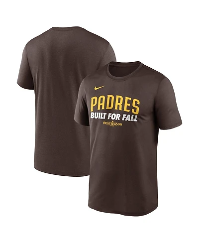Nike Men's Brown San Diego Padres 2025 Mlb Postseason Authentic Collection Legend Dri-fit T-Shirt