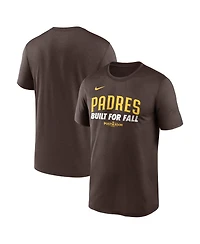 Nike Men's Brown San Diego Padres 2025 Mlb Postseason Authentic Collection Legend Dri-fit T-Shirt