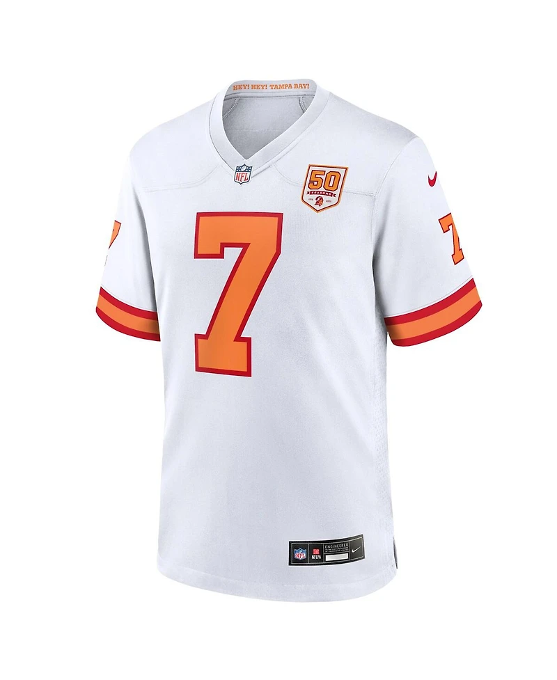 Nike Men's Bucky Irving White '76 Tampa Bay Buccaneers 50th Season Game Jersey