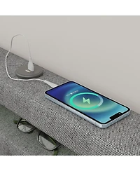 Streamdale Furniture Twin Bed Frame with Usb Charging, Led Lights, Headboard, & Storage Drawers