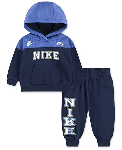 Nike Baby Boys 2-Piece Color Block Hoodie and Jogger Pants Set