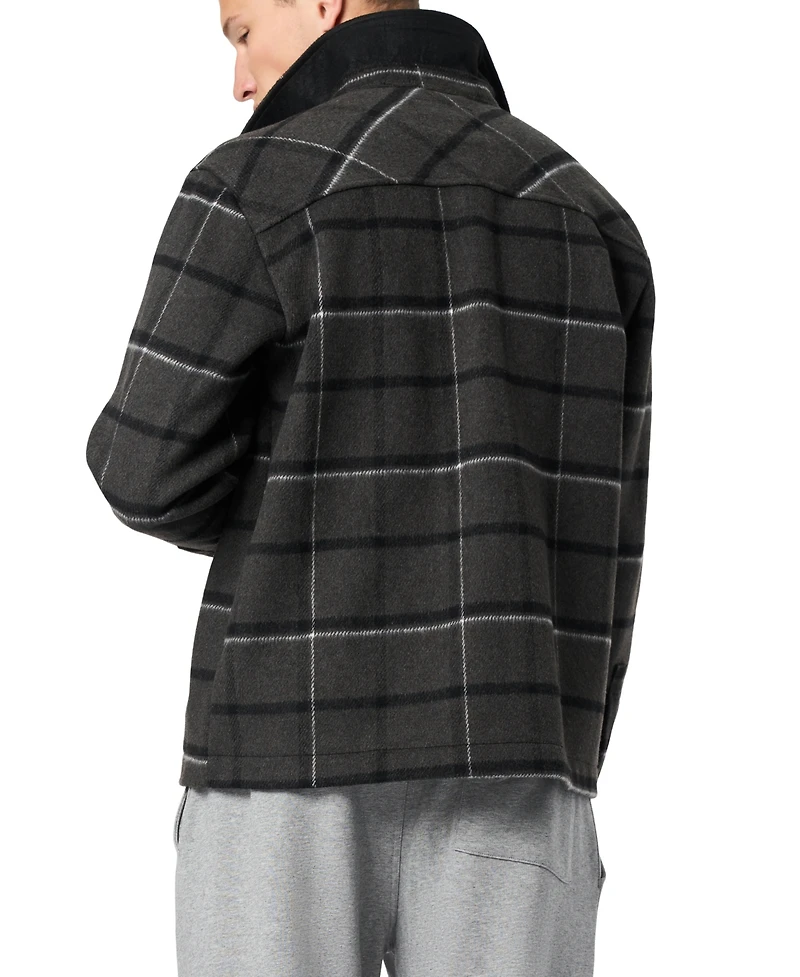 Buffalo David Bitton Men's Jace Plaid Button front Shacket