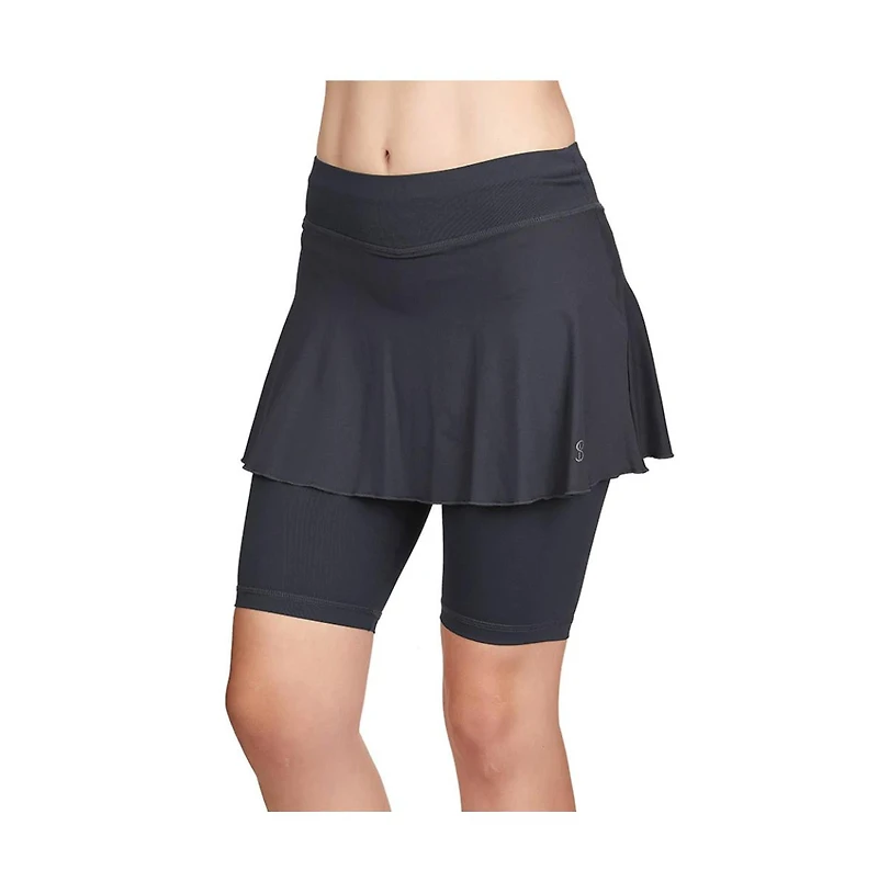Sofibella Women's Jan Bermuda Tennis Skirt with Biker Shorts
