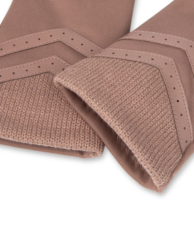 Isotoner Signature Women's Rib-Knit Fleece-Lined Gloves
