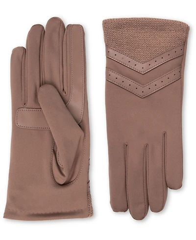 Isotoner Signature Women's Rib-Knit Fleece-Lined Gloves