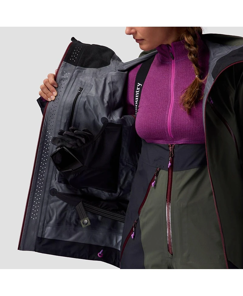 Backcountry Women's Cardiac Gore-tex 3L Jacket Non-Insulated Ski and Snowboard Jackets