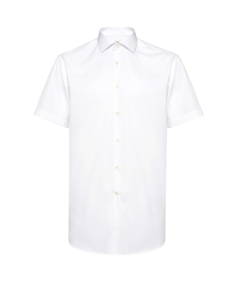 OppoSuits Men's Shirt Short Sleeve White Knight