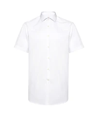 OppoSuits Men's Shirt Short Sleeve White Knight
