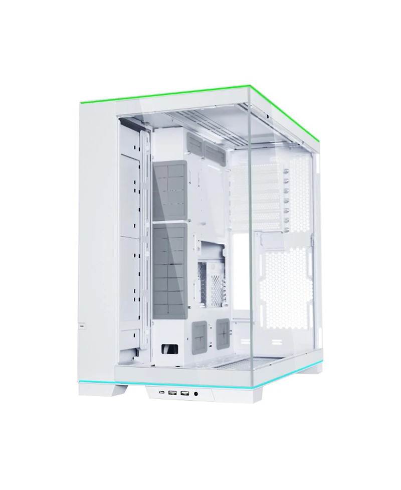 Lian-Li Lian-Li Case O11DERGBW Full Tower Tg 2x3.5"Hdd or 2.5" Ssd White Retail
