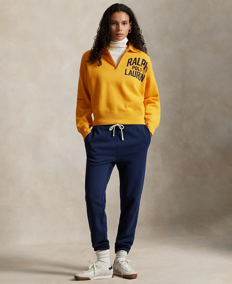 Polo Ralph Lauren Women's Logo Fleece Quarter-Zip Sweatshirt