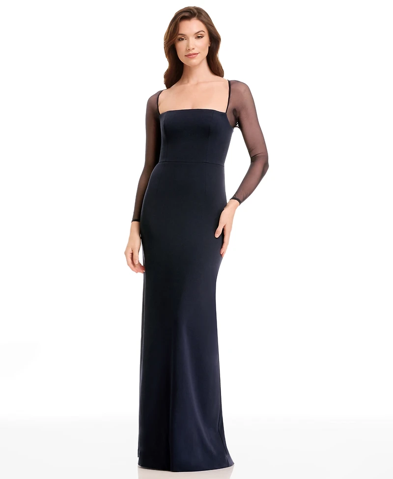 Dress the Population Women's Maxwell Square Neck Dress