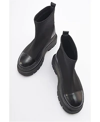 Prologue Shoes Aves Chunky Scuba Boot (Women)