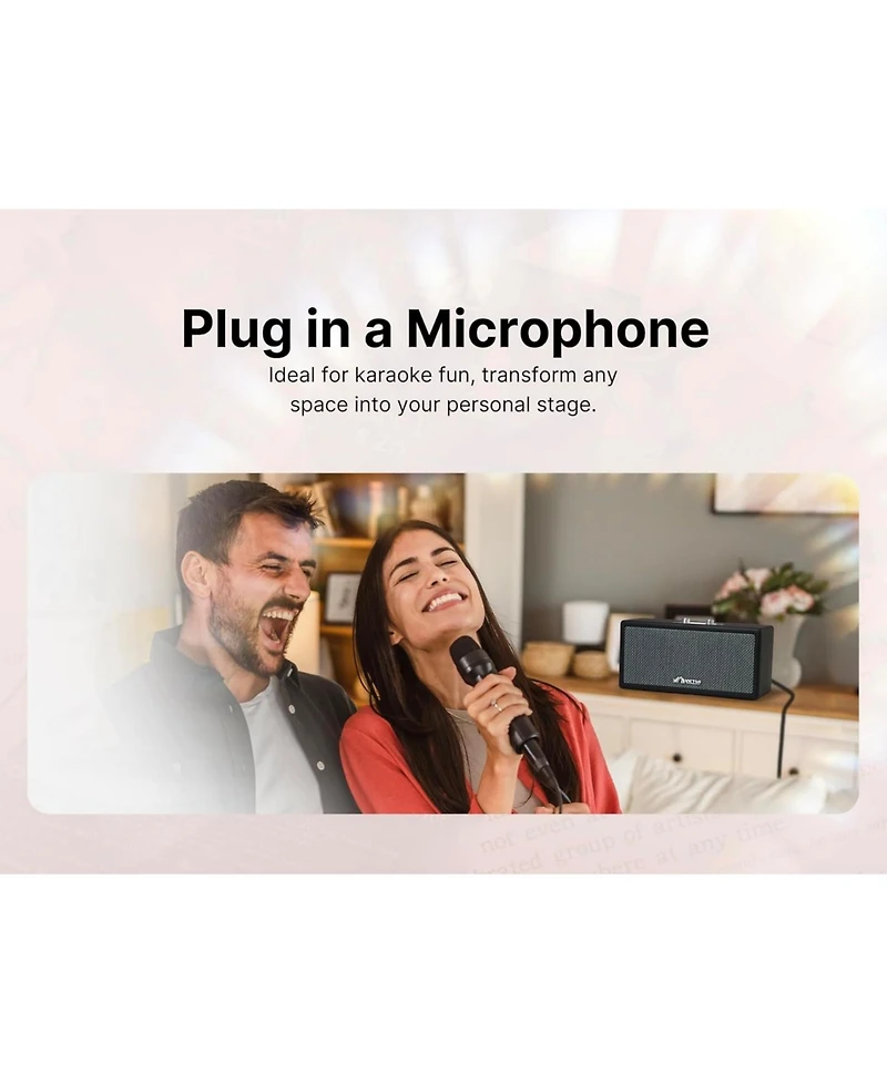 Victor Vas-3003 Portable Bluetooth Speaker with Radio and Usb Reader