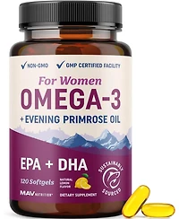 Mav Nutrition Omega 3 for Women Softgels, 120ct