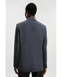 Karen Millen Women's Twill Oversized Blazer