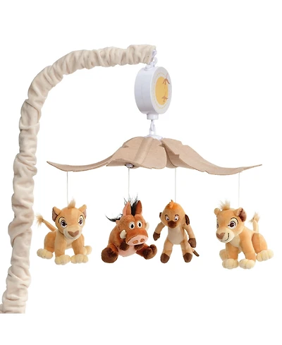 Lambs & Ivy Disney Baby Lion King Safari Musical Baby Crib Mobile Soother Toy