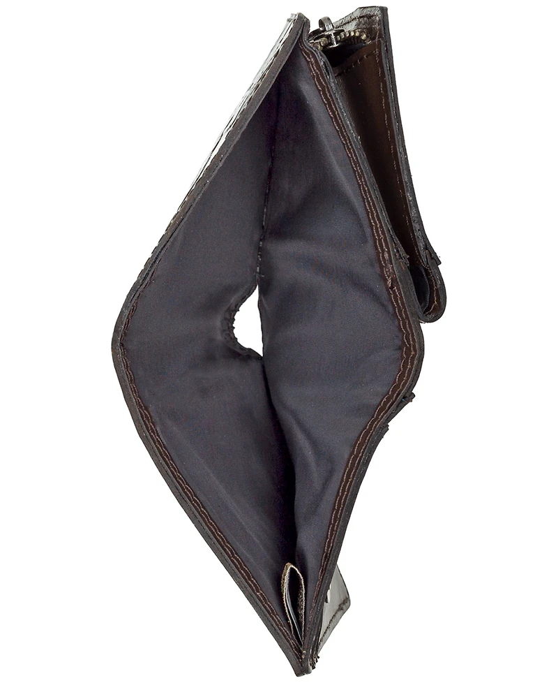 Patricia Nash Linette Bark Leaves Snap Wallet