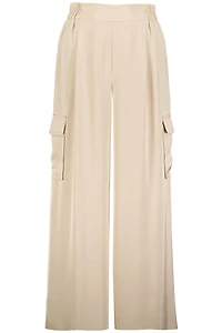 Bishop + Young Women's Pull-On Satin Cargo Pant