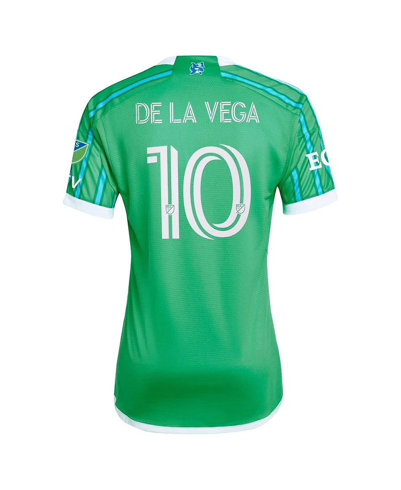 Adidas Men's Pedro de la Vega Green Seattle Sounders Fc 2024 The Anniversary Kit Authentic Player Jersey