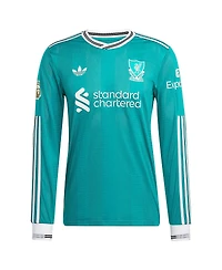 Adidas Men's Virgil van Dijk Green Liverpool 2025/26 Third Authentic Long Sleeve Player Jersey