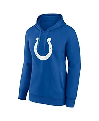Fanatics Women's Jonathan Taylor Royal Indianapolis Colts Player Icon Name Number V-Neck Pullover Hoodie