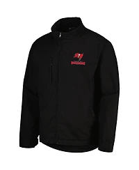Dunbrooke Men's Black Tampa Bay Buccaneers Journey Workwear Tri-Blend Full-Zip Jacket