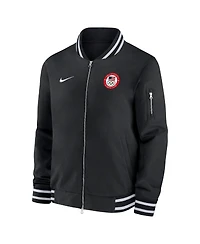 Nike Men's Black Full-Zip Bomber Jacket