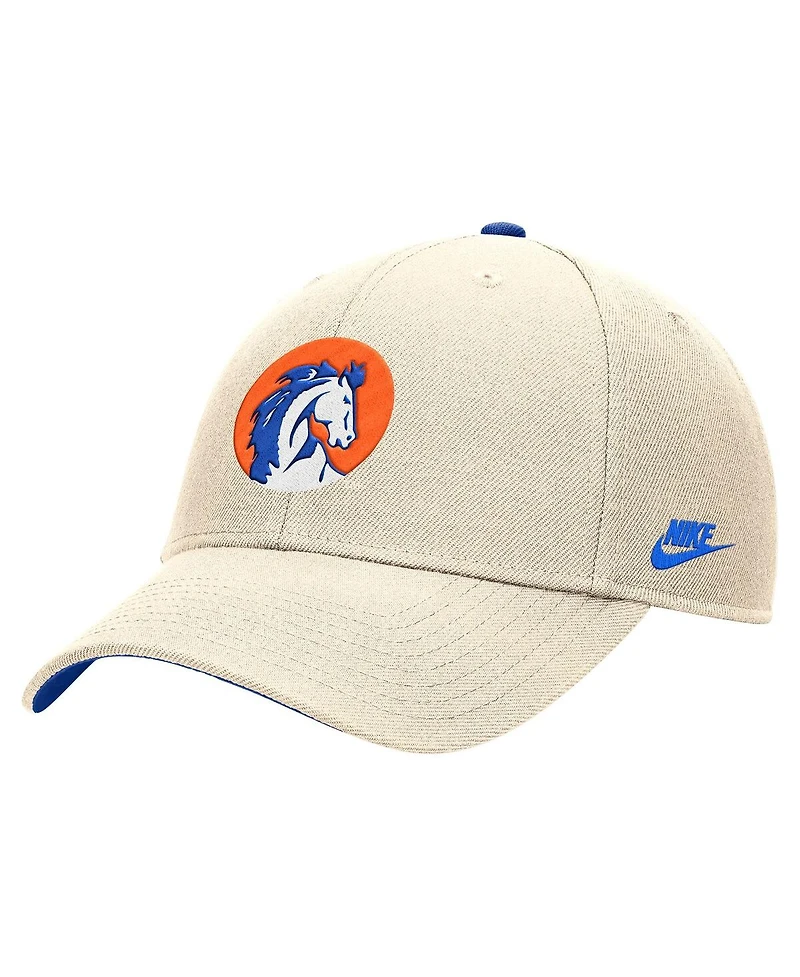 Nike Men's Natural Boise State Broncos Rise Dri-fit Adjustable Hat