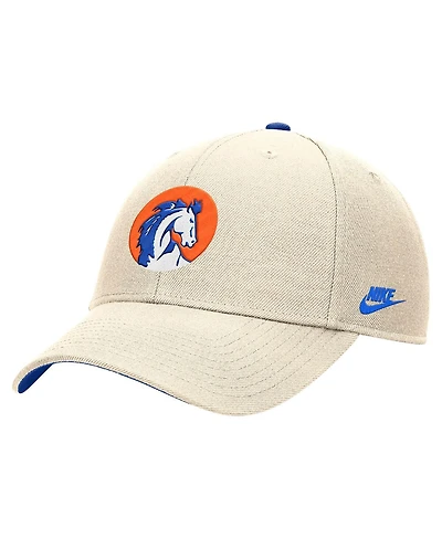 Nike Men's Natural Boise State Broncos Rise Dri-fit Adjustable Hat
