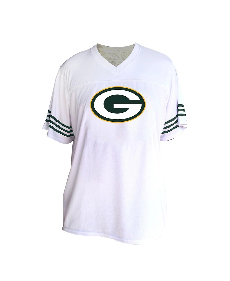 Fanatics Women's Love White Green Bay Packers Plus Size Fashion Jersey
