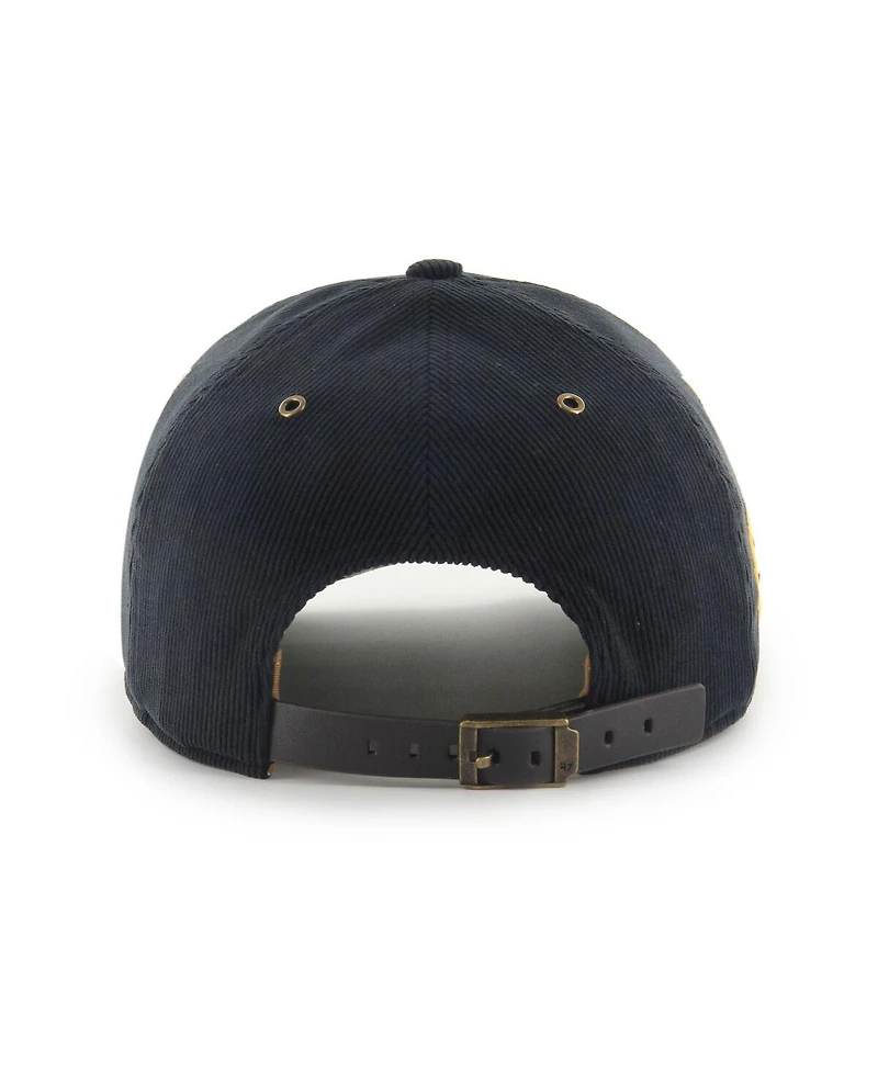 '47 Brand Men's Black Chicago Bulls Golden Age Relaxed Corduroy Hitch Adjustable Hat