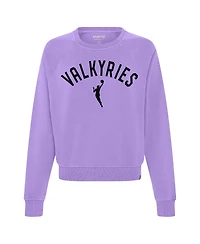Sportiqe Women's Violet Golden State Valkyries Ashlyn Raglan Sweatshirt