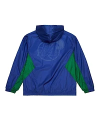 Mitchell & Ness Men's Blue Dallas Mavericks Playmaker Full-Zip Windbreaker Jacket