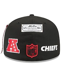 New Era x Alpha Industries Men's Black Kansas City Chiefs 59FIFTY Fitted Hat