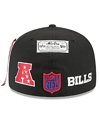 New Era x Alpha Industries Men's Black Buffalo Bills 59FIFTY Fitted Hat