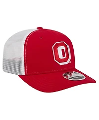 New Era Men's Scarlet Ohio State Buckeyes Team 9SEVENTY Coolera Trucker Adjustable Hat