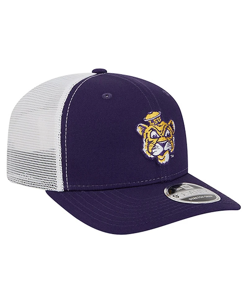 New Era Men's Purple Lsu Tigers Team 9SEVENTY Coolera Trucker Adjustable Hat