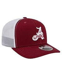New Era Men's Crimson Alabama Crimson Tide Team 9SEVENTY Coolera Trucker Adjustable Hat