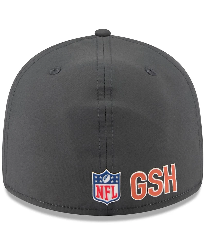 New Era Men's Charcoal Chicago Bears 2025 Sideline Cold Weather Retro Crown 59FIFTY Fitted Hat