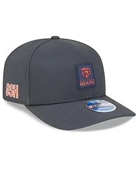 New Era Men's Charcoal Chicago Bears 2025 Sideline Cold Weather 9SEVENTY Adjustable Hat