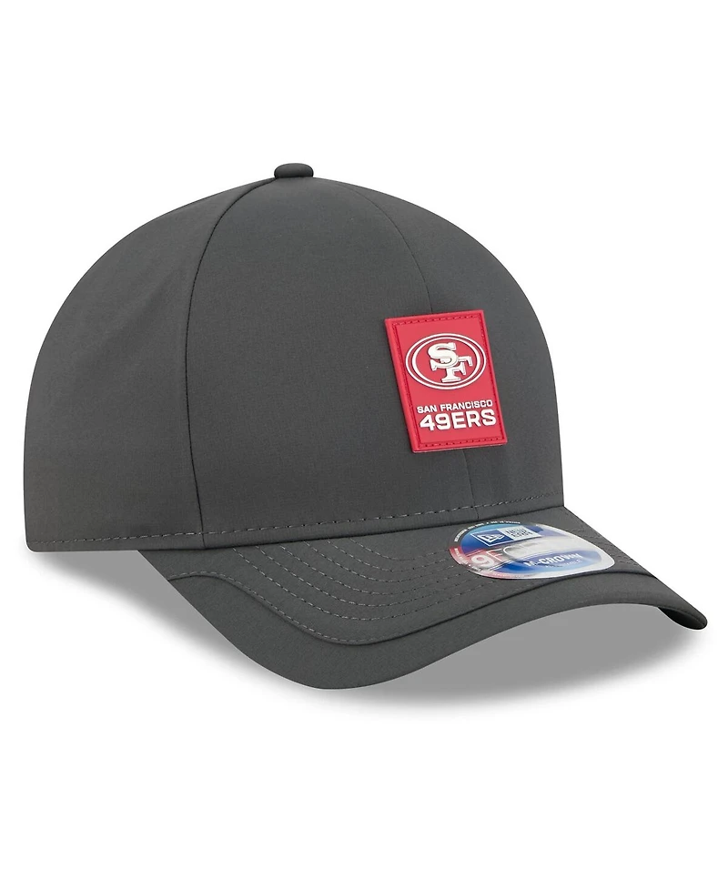 New Era Men's Charcoal San Francisco 49ers 2025 Sideline Cold Weather 9FORTY M-Crown Adjustable Hat