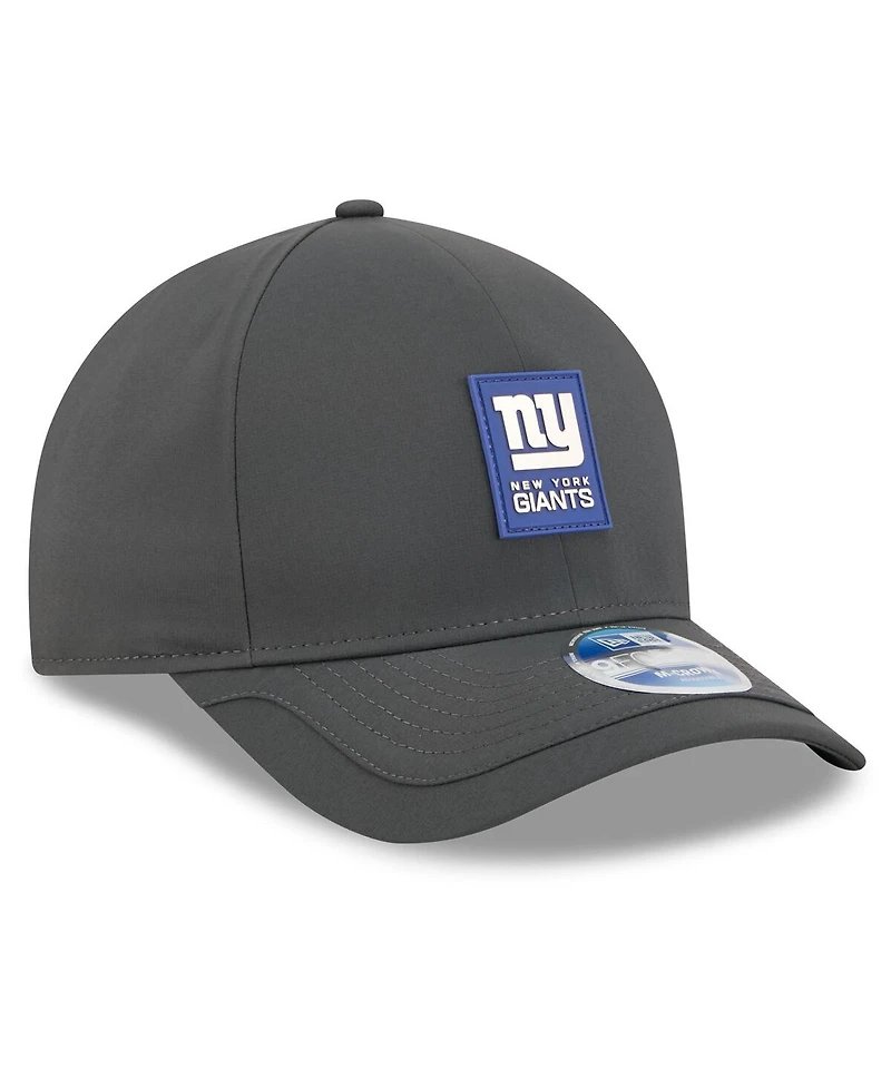New Era Men's Charcoal New York Giants 2025 Sideline Cold Weather 9FORTY M-Crown Adjustable Hat