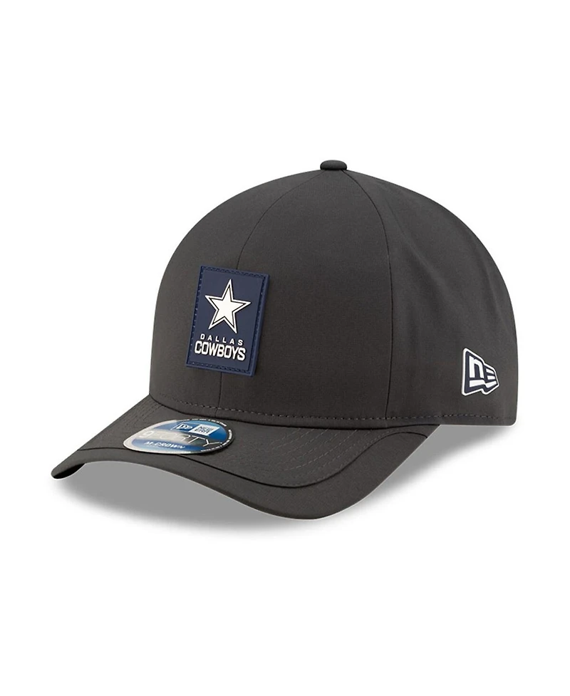 New Era Men's Charcoal Dallas Cowboys 2025 Sideline Cold Weather 9FORTY M-Crown Adjustable Hat