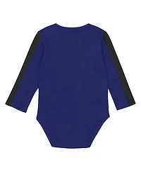 Outerstuff Baby Boys and Girls 3-Piece Baltimore Ravens Double Down Bodysuits and Pants Set